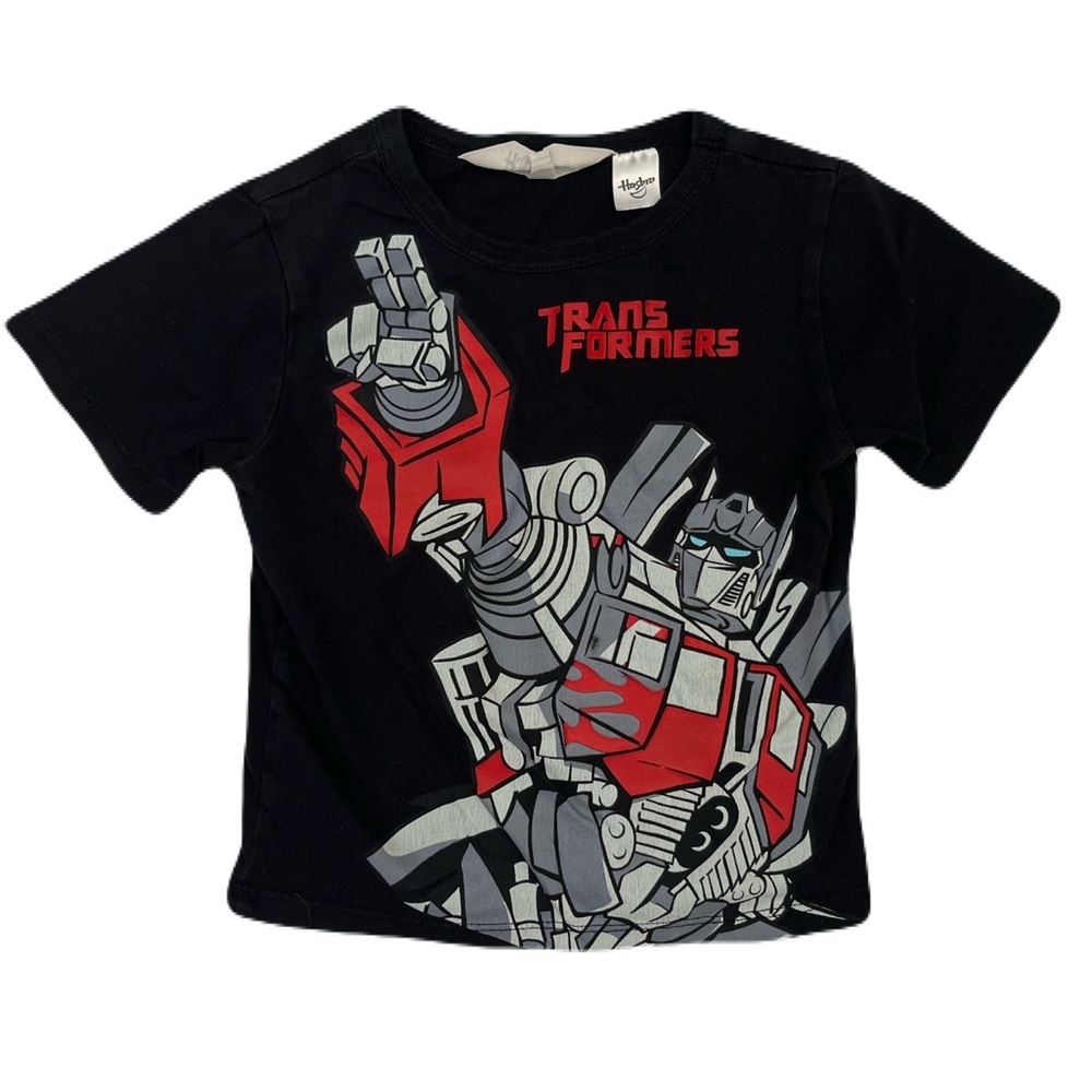 H&M Black Transformers Graphic Tee